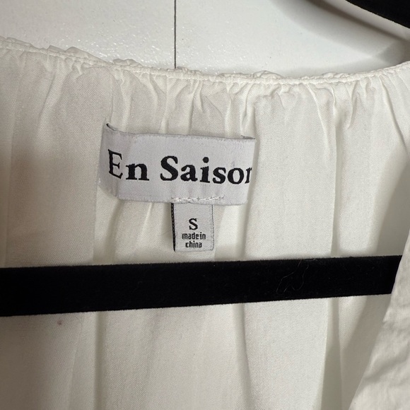 En Saison - Anthropologie - Juliet Top and Skirt Set in white Oyster - S/M - Picture 6 of 16